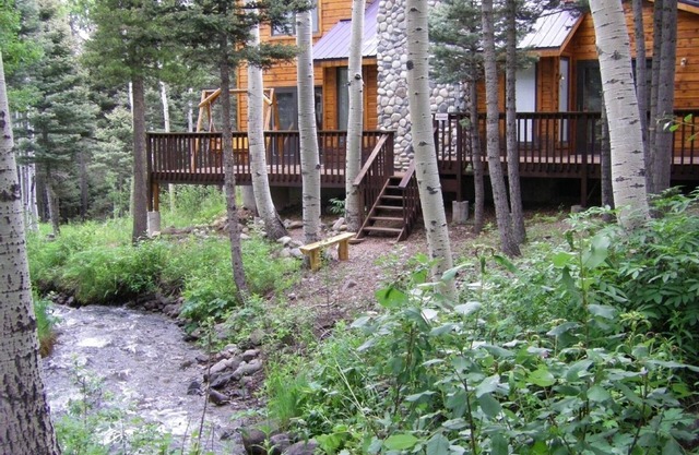 Sit on Your Deck in an Alpine Forest & Next to Mountain Stream