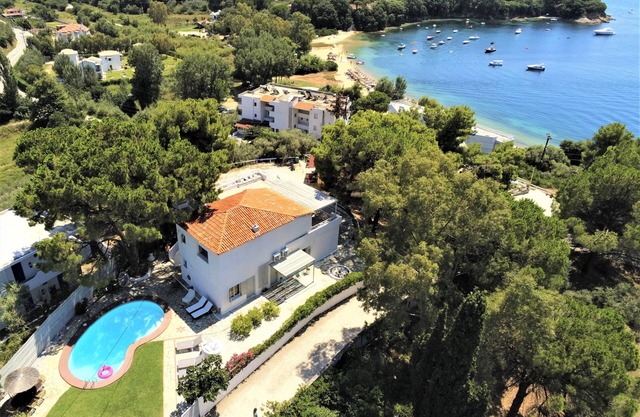 Skiathos Villa with Private Pool overlooking Beach