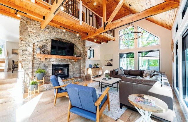 Sleek Mountain Luxury Home w/Dock Slip & Fire Pit