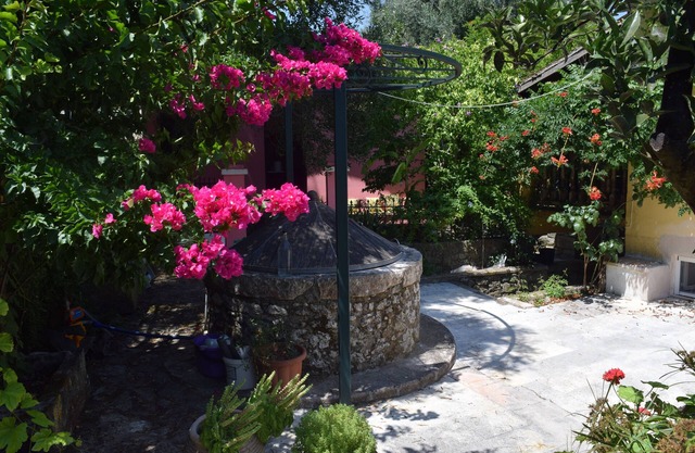 Small house with large garden in Sinarades Corfu