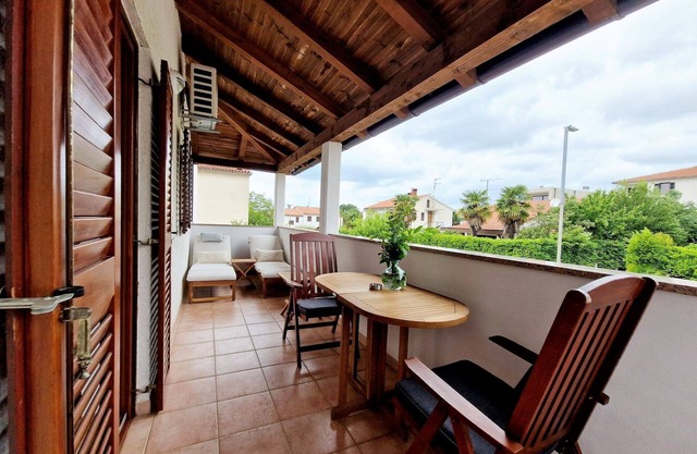 Smilje one bedroom apartment with private balcony in Porec