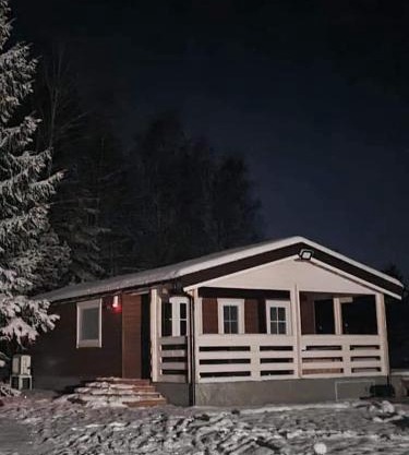 Sodybos Narūnas namelis po egle