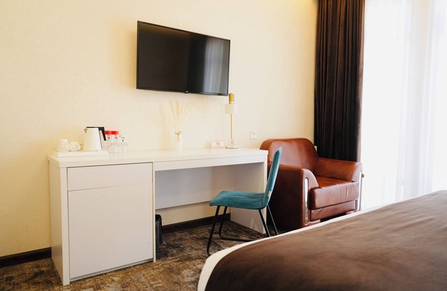 Spacious 51-bedroom hotel in awesome Tashkent with AC, fitness room, WiFi
