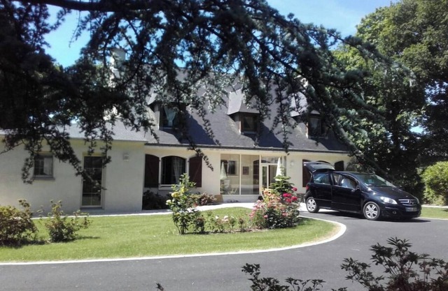 Spacious country house in large, secure, enclosed garden.