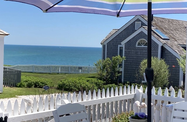 Spectacular Ocean View Maushop Village home Steps to Private Beach