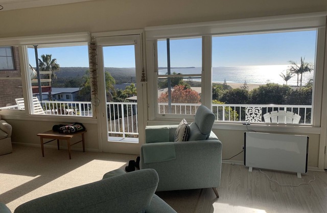 Spectacular Ocean views from this perfect updated 60's Beach House