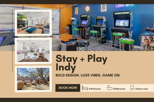 Stay and Play Indy - Indoor Fun - Great for Families - Sleeps 10