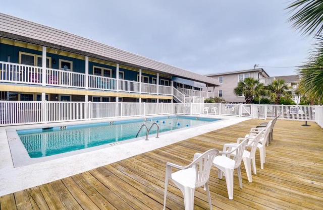 Steps to Ocean North Myrtle Beach Condo with Porch!