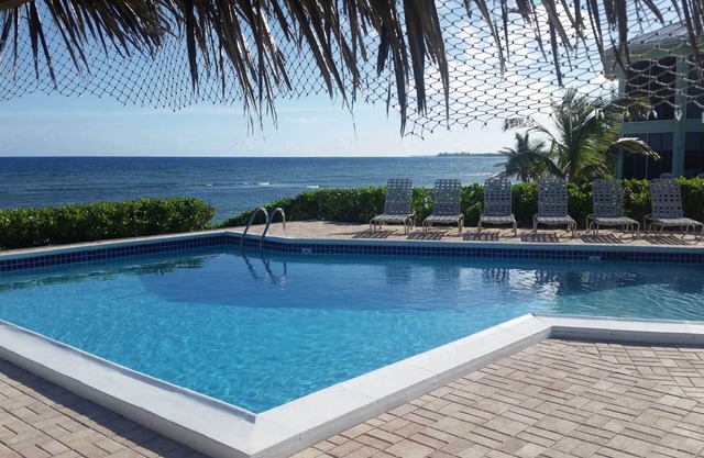Steps to Sand & Sea - Oceanfront Condo with Pool in Quiet Cayman Kai/Rum Point