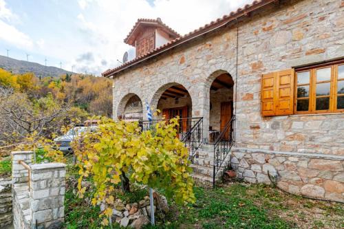 Stone Mountainhouse near Kalavryta, North Peloponnese, Greece