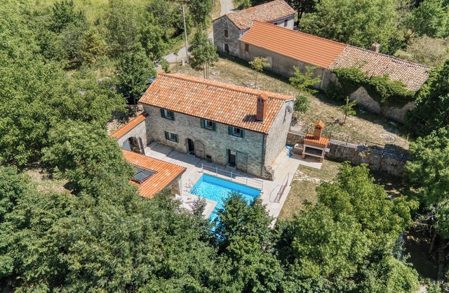 Stone Villa Galant with Pool, Brgudac, Croatia