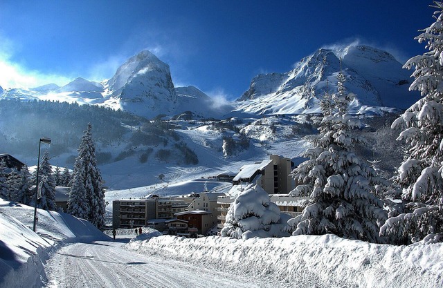 Studio 150m from the slopes in a quiet area