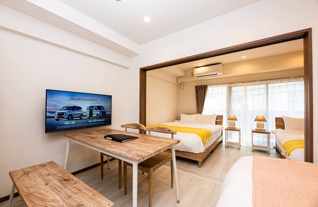 Studio Apartment with 3 Double Beds for 6 People/Fukuoka Fukuoka
