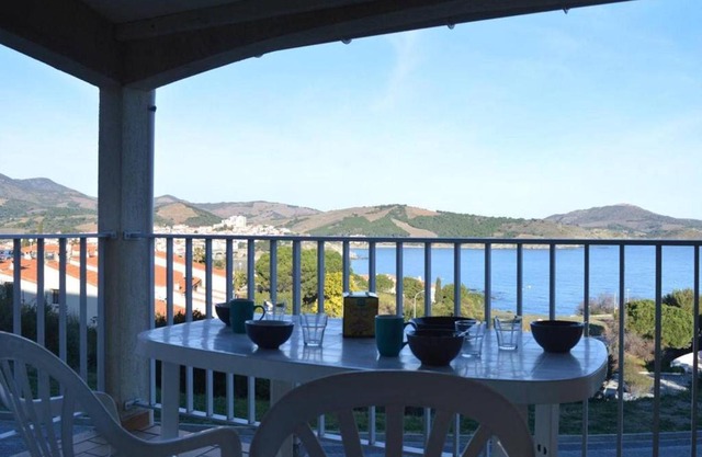 Studio cabine à Banyuls-sur-Mer, parking, clim, vue mer - FR-1-225C-385