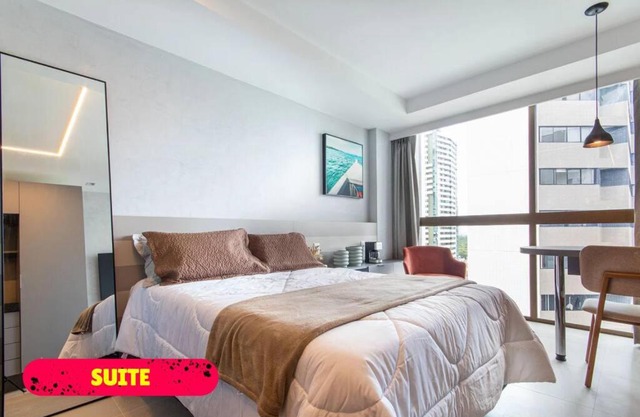 Studio de luxo na Praia de Boa Viagem