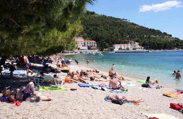 Studio flat with balcony and sea view Drvenik Gornja vala, Makarska (AS-4890-c)