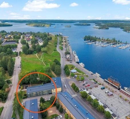 Studiohuoneisto Vallikadun Helmi, 56 m2, AC,Wifi,parveke