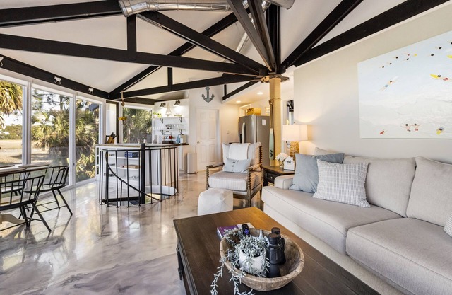 Stunning marsh views in updated “Treehouse”