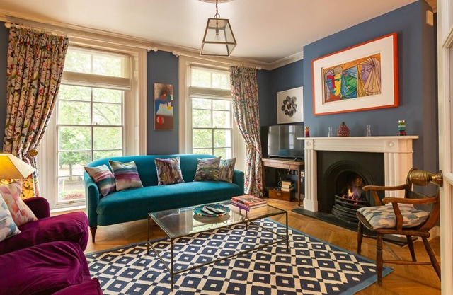 Stylish and colourful central London home