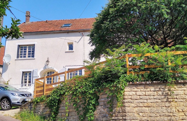 Stylish elevated village house with stunning countryside views.