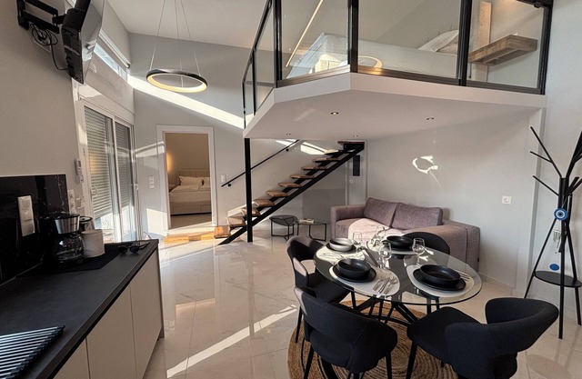 Stylish loft with gallery and modern living ambience in Rhodes Town
