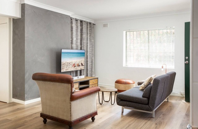 Suburban Two-bed Apartment with Parking and Patio