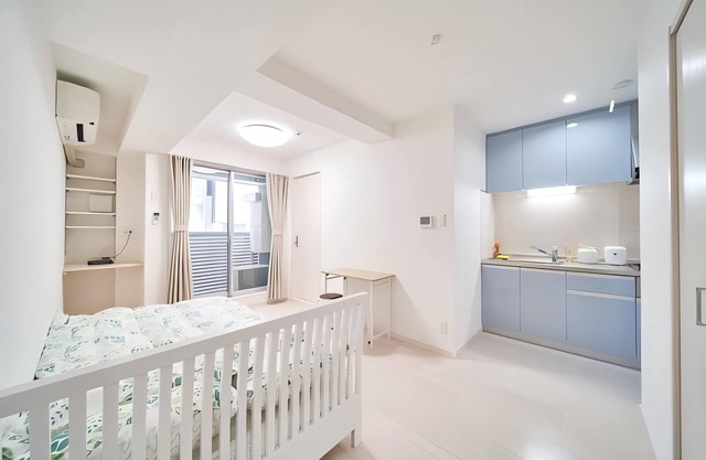 Sunny 3 - guest American - style Osaka apt.Private bath, kitchen. Unit 101.