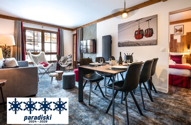 Superb Arc 1950 apartment for 4/6 people in a 5* ski in/ski out residence