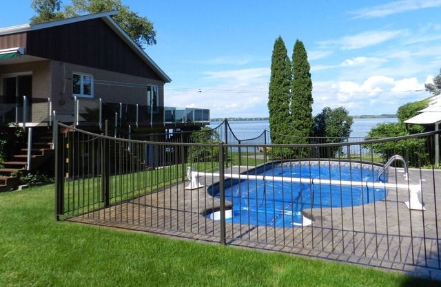 Superb luxury property with private beach