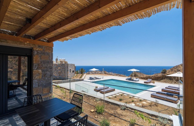Superb Villa with Shared Pool & Amazing Views of Lybian Sea