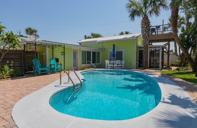 Surf Drive Paradise – Oceanview Pool Home Just Steps from the Beach