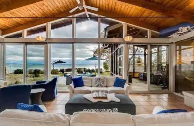 Swim Spa cottage on a Private Beach