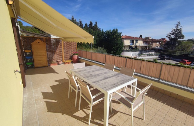 The Azalea: near Numana with large terrace and seasonal condominium pool