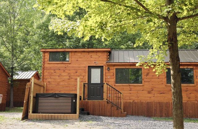 The Bellefonte Campground presents: Tiny Home | 2 Bedroom with HOT TUB
