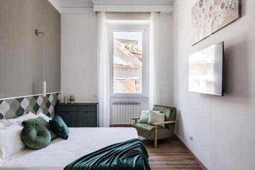 The Best Rent - Three-Room Apartment with View of the Portico d'Ottavia