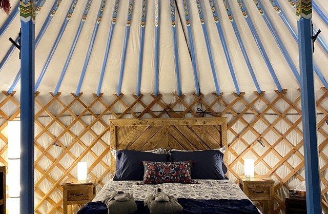 The Blue Jay Yurt- Our Pet Friendly Yurt