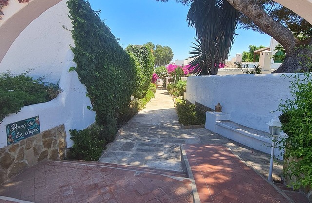 The enchanting chalet with charm in Ibiza style in the south-west of Mallorca.