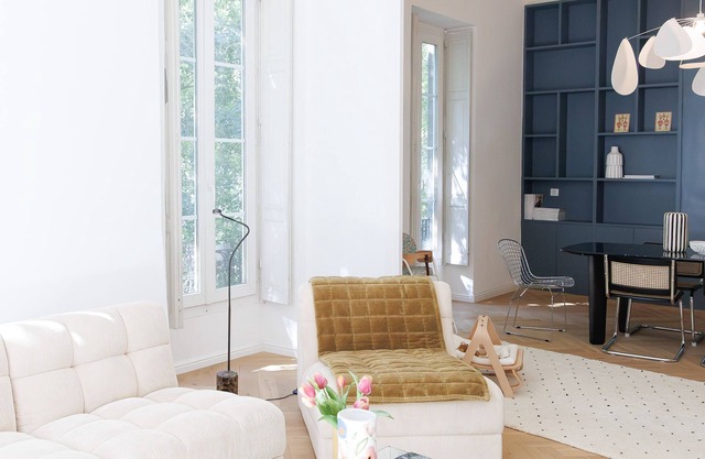 The Haussmann-style Jardins de la Fontaine