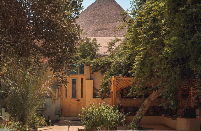 The House of Kheops Nestled Under the Great Pyramid