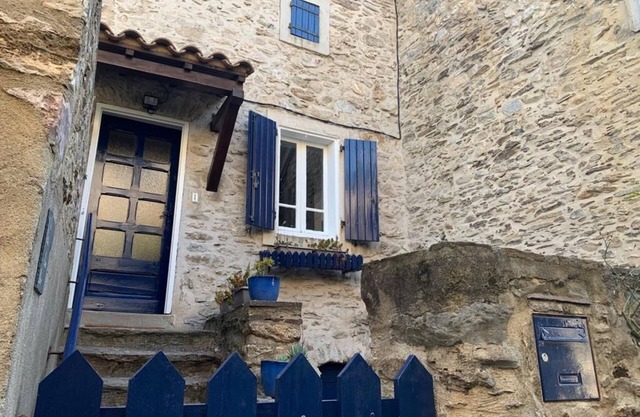 The little blue house