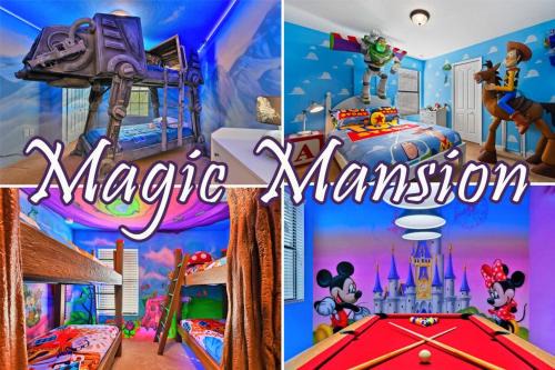 The Magic Mansion 6BR Resort Pool Home Near Disney