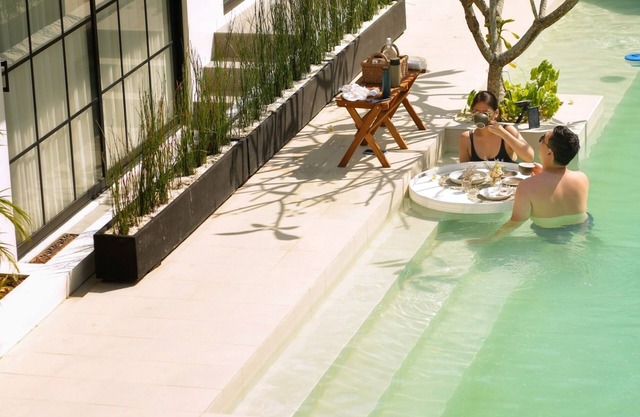 The Poolside Honeymoon Suite by Aginana Villas, our most sought after offering.