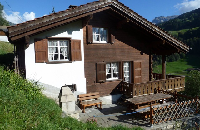 The rustic holiday home on the sunny slope