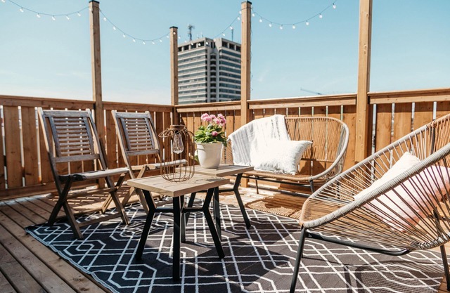 The Uptown - Two Bedroom with Rooftop Patio