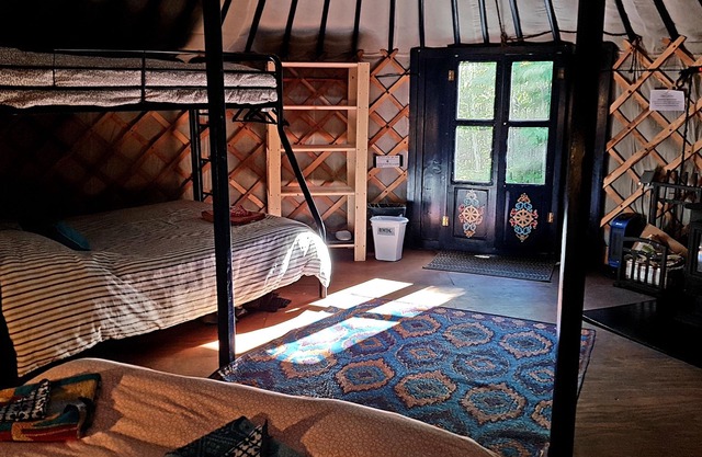 The White Moon Yurt at Cabot Shores Wilderness Resort
