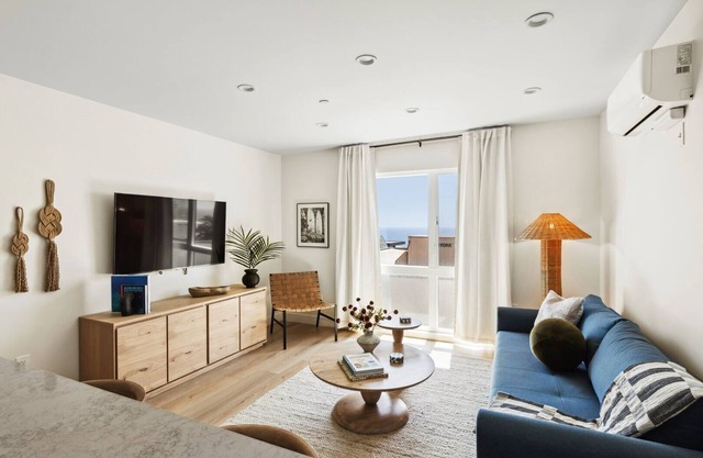 Tide House Unit D | Modern Oceanview 1BD w Parking