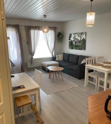 Tilava kaksio saunalla