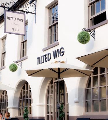 Tilted Wig