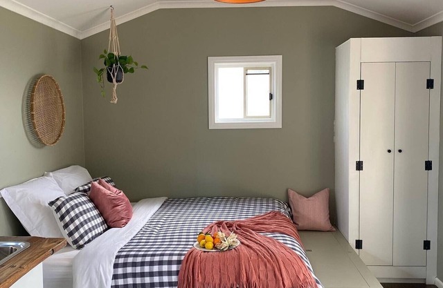 Tiny Home on a Hill overlooking the sheep and the dam!