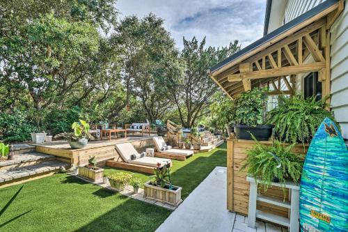 Topsail Beach Villa Outdoor Oasis with Hot Tub